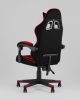 Кресло спортивное TopChairs Shadow ткань черно-красный - 8