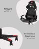 Кресло спортивное TopChairs Warden черно-белый - 4