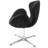 Кресло SWAN STYLE CHAIR графит, искусственная замша - 3