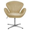 Кресло SWAN STYLE CHAIR карамельный, искусственная замша - 2