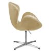Кресло SWAN STYLE CHAIR карамельный, искусственная замша - 3