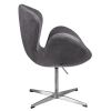 Кресло SWAN STYLE CHAIR тёмно-серый, искусственная замша - 3