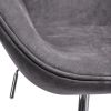 Кресло SWAN STYLE CHAIR тёмно-серый, искусственная замша - 7