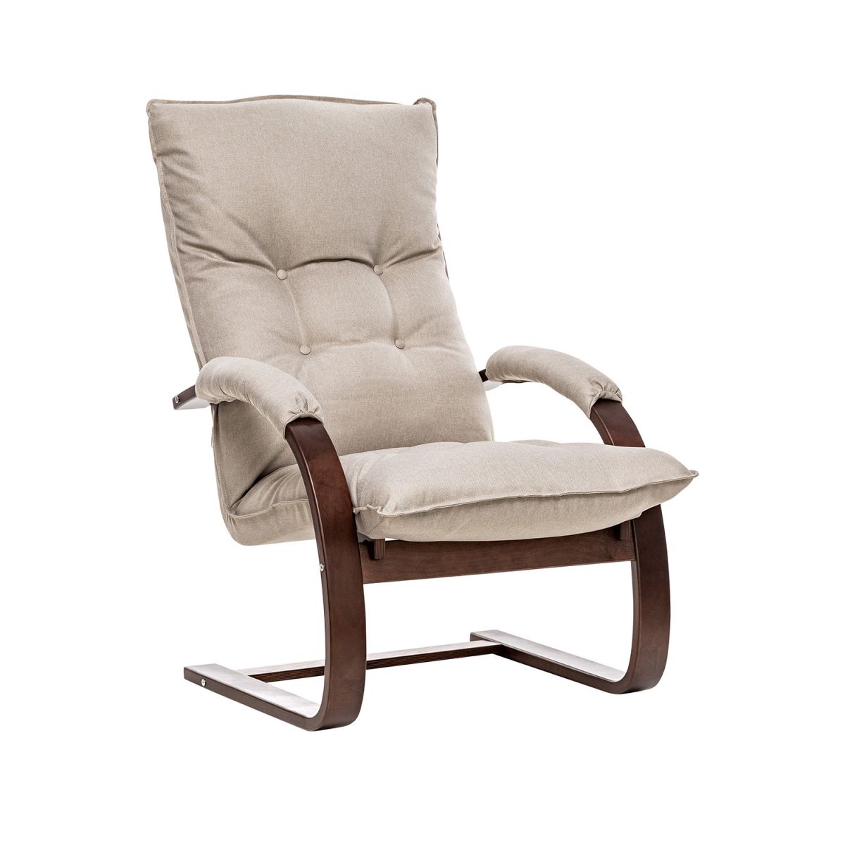 Кресло-трансформер Leset Монако, Орех текстура, V18 бежевый