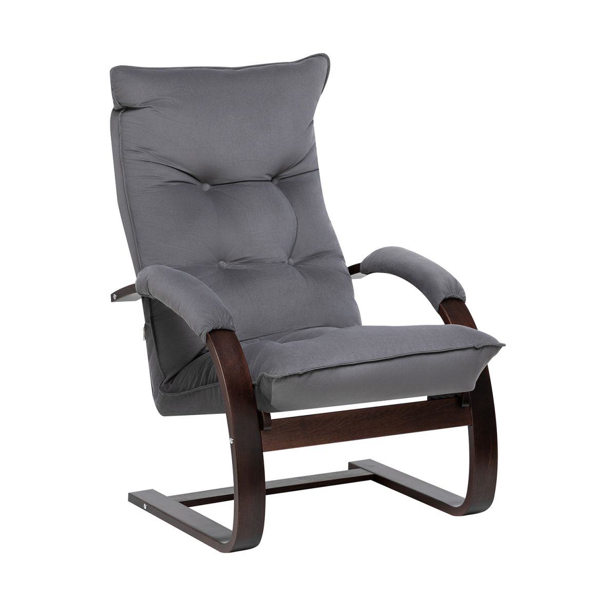 Кресло-трансформер Leset Монако, Орех текстура, V32 серый
