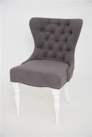Кресло Вальс (эмаль белая - RS 15 - темно-серый)