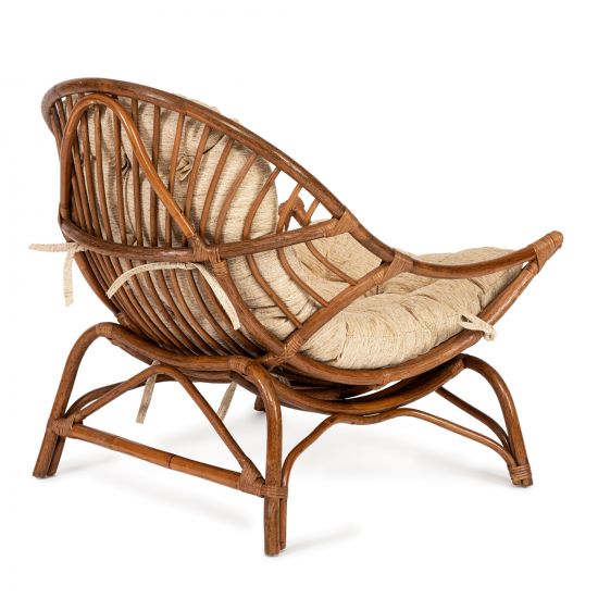 Кресло VENICE - без подушки - 84x105x90 см, coco brown (коричневый кокос)