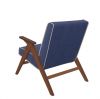 Кресло "Вест" (Орех, ткань Verona Denim Blue, кант Verona Light Grey ) - 4