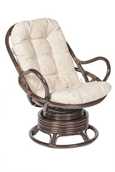 Кресло вращающееся "FLORES" 5005 -без подушки- Cognac (коньяк)