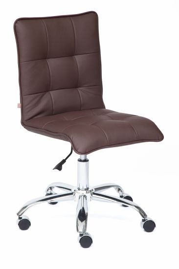 Кресло ZERO кож-зам, коричневый, 36-36