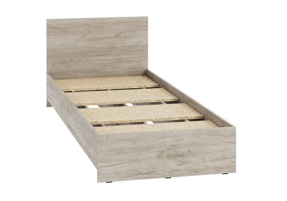 Кровать Адайн КР-080 80х200 дуб крафт серый - дуб крафт серый