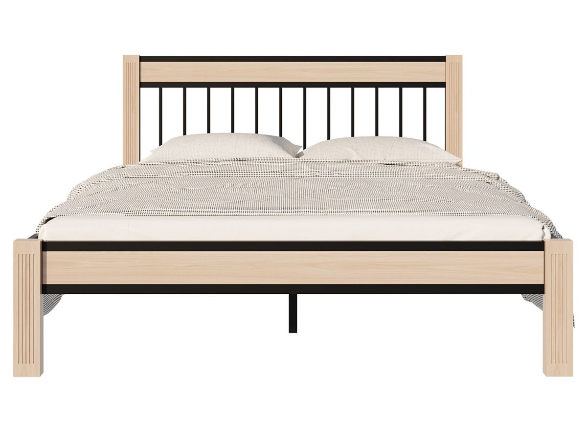 Кровать АГАТА 160, черный |