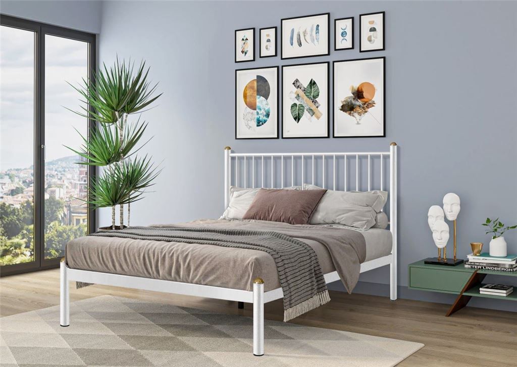 Кровать АРЗУ, 140х200 с матрасом дрема etalon латекс memory foam 140х200