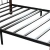 Кровать AT-915 дерево гевея-металл, 160*200 см (Queen bed), красный дуб-черный - 2