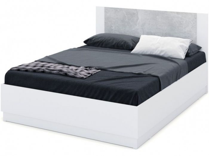 Кровать «Аврора» 160*200 (подъемник), Белый-ателье светлый