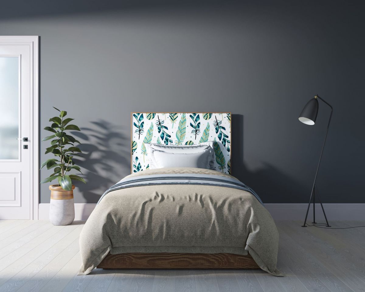 Кровать "Berber" 120 на 200 принт 44 арт BB42-Print_44