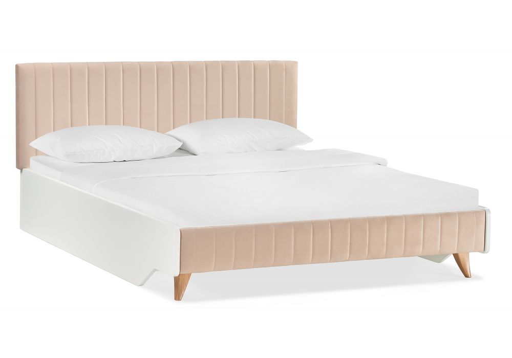 Кровать Briton 160х200 с настилом белая