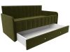 122368 Кровать детская Лига-046 | микровельвет | зеленый - 7