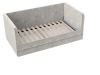 138242 Кровать детская Лига-143 | велюр | brut 02 бежевый - 12