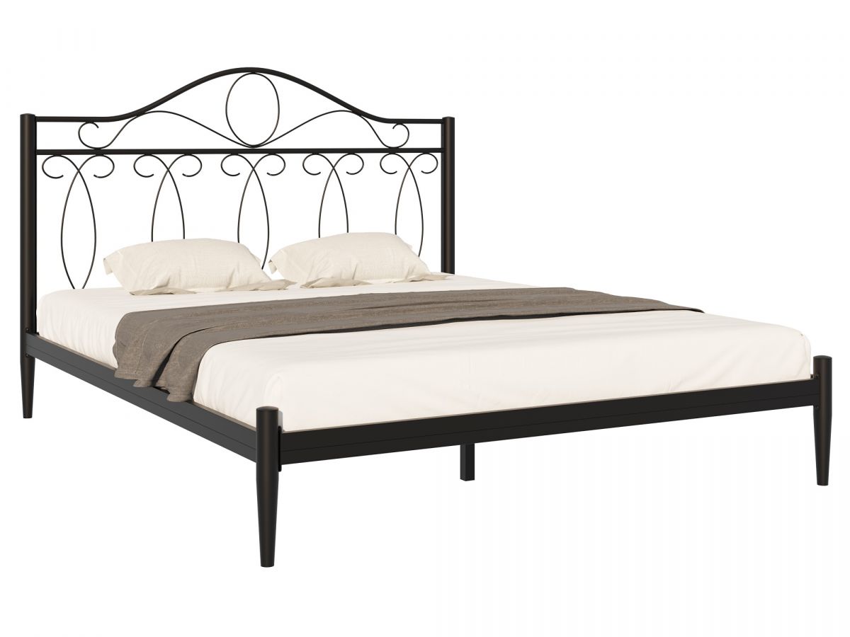Кровать ЭЛЕГИЯ 160, черный