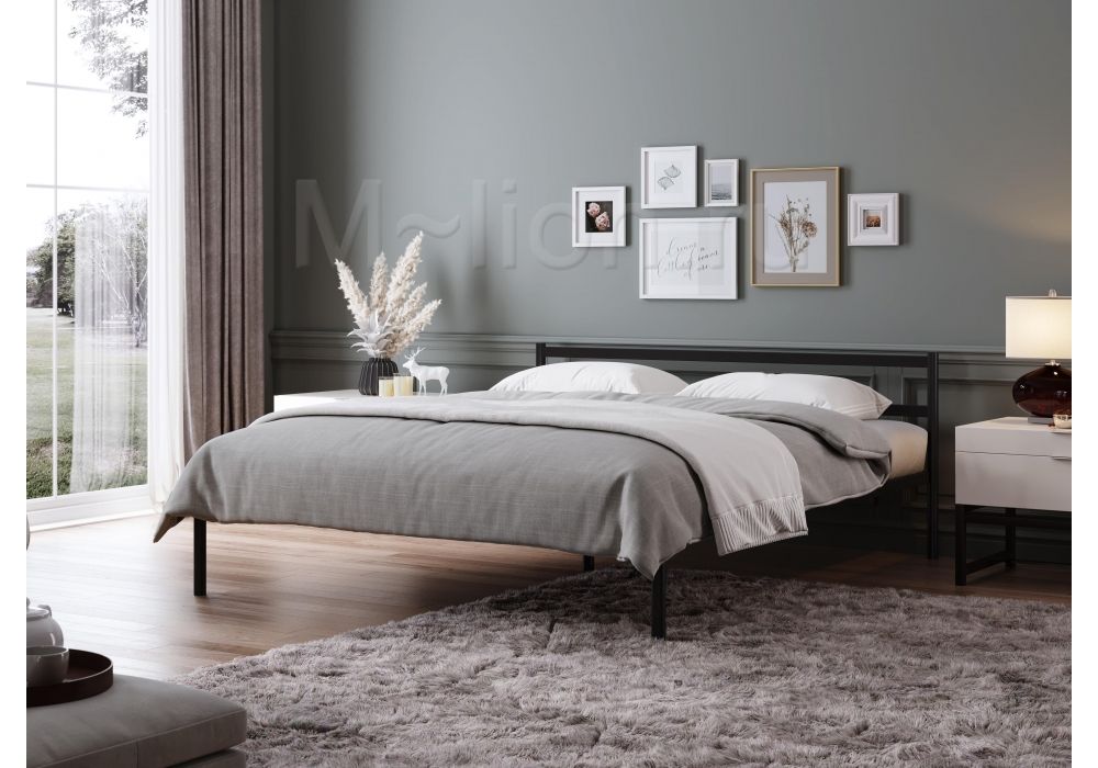 Кровать Фади 04 120х200 черная