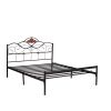 Кровать Federica (mod. AT-881) дерево гевея-металл, 160*200 см (Queen bed), красный дуб-черный - 2