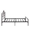 Кровать Federica (mod. AT-881) дерево гевея-металл, 160*200 см (Queen bed), красный дуб-черный - 3