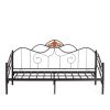 Кровать Federica (mod. AT-881) дерево гевея-металл, 90*200 см (Day bed), красный дуб-черный - 3
