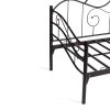 Кровать Federica (mod. AT-881) дерево гевея-металл, 90*200 см (Day bed), красный дуб-черный - 5