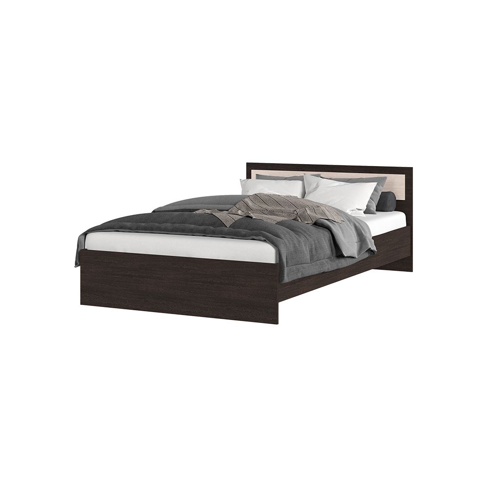 Кровать ГАРМОНИЯ КР 609 (1252х700х2032) венге-белфорт