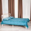Кровать Iris (mod.9311) дерево гевея-металл, 160*200 см (Queen bed), Белый (White) - 10