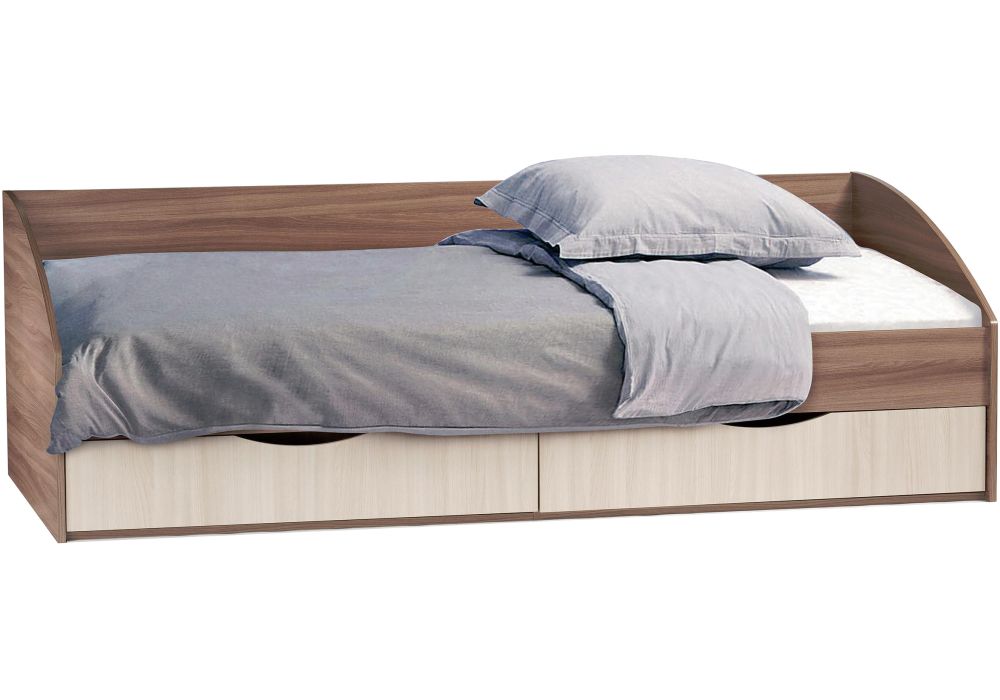 Кровать Классика шимо темный - шимо светлый