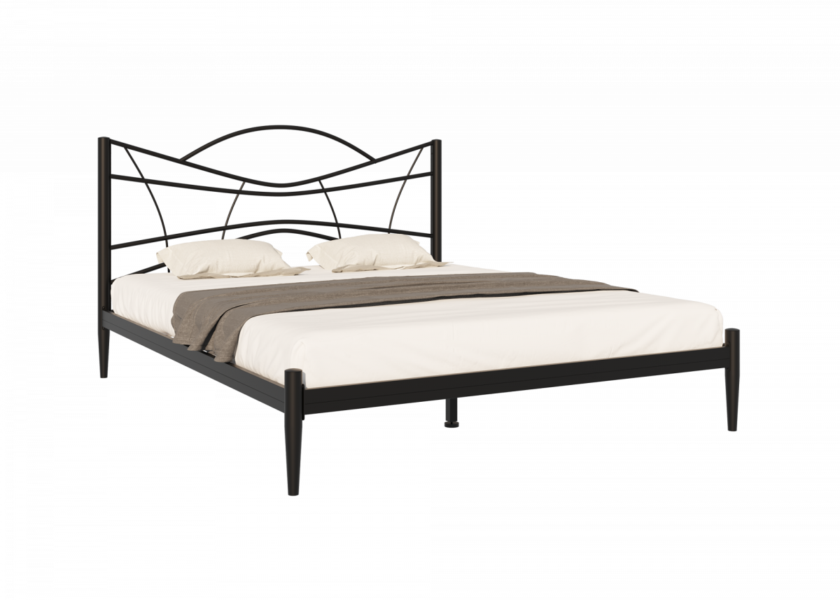 Кровать КМД 27 НОРИ 140 черный