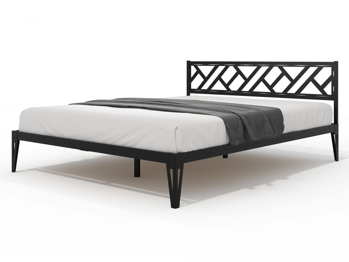 Кровать КМД 47 АЙРИС 1400, черный