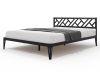 Кровать КМД 47 АЙРИС 1600, черный с матрасом Дрема Etalon струтто 160Х200 - 12