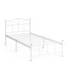 Кровать LUCY (mod. 9305) металл, 90*200 см (Single bed), White (белый) - 2