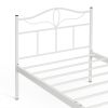 Кровать LUCY (mod. 9305) металл, 90*200 см (Single bed), White (белый) - 5