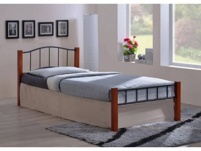 Кровать односпальная 215Т дуб (90*200 см)