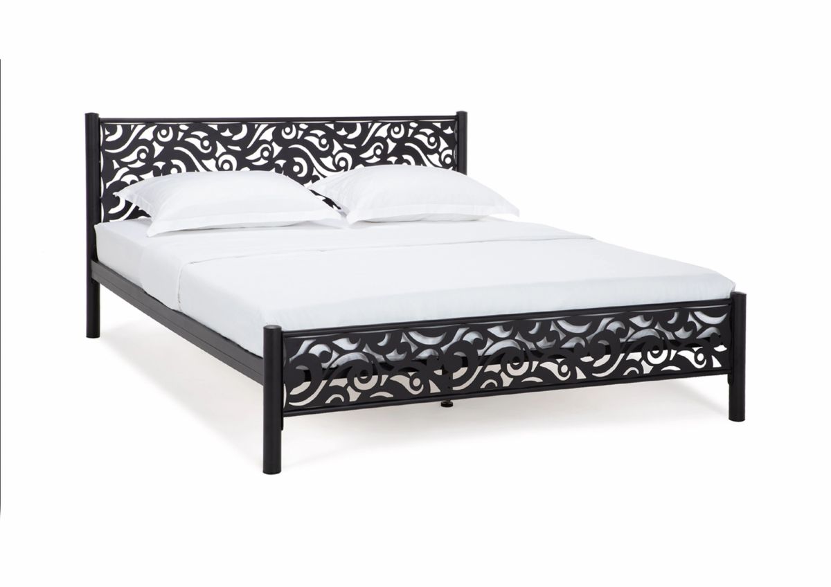 Кровать Парма 140*200, черная