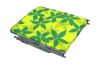 Кровать раскладная Стефания п-мягкая лист 10мм арт.С86а-123г(цвет ткани зеленый, желтый рис.листья ( - 9