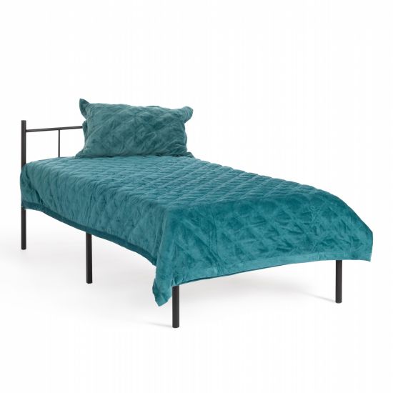 Кровать ROWENTA (mod. 9177) металл, 90*200 см (Single bed), Black (черный)