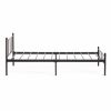 Кровать ROWENTA (mod. 9177) металл, 90*200 см (Single bed), Black (черный) - 4