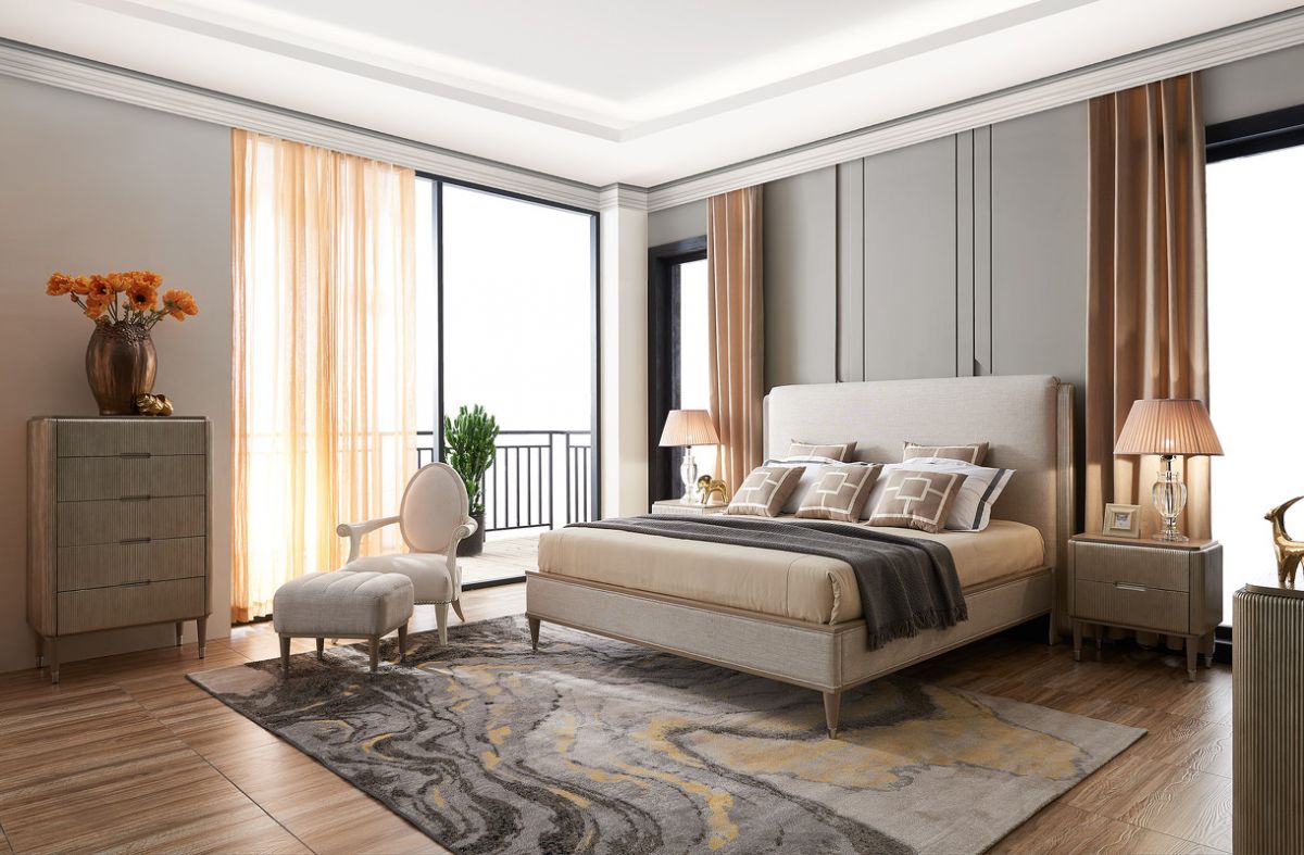 Кровать с решеткой RIMINI, FRATELLI BARRI с матрасом дрема maxi мидл латекс memory foam 200х200