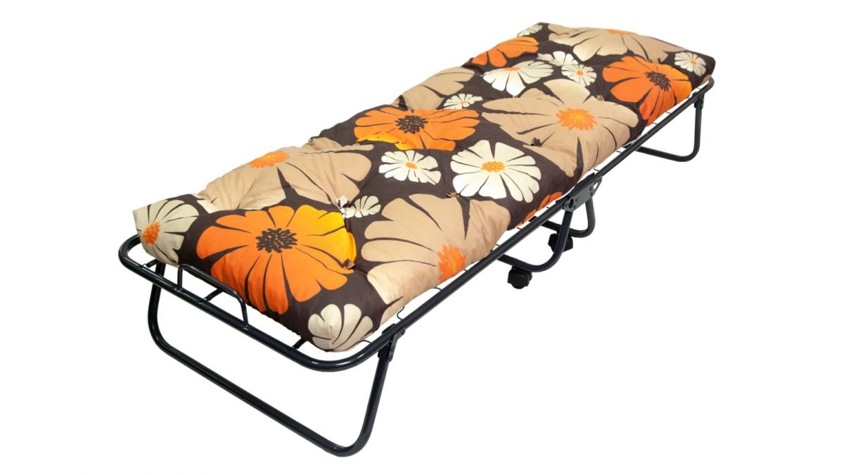 Кровать -тумба Юлия крошка 100мм арт.с5п-90 (цвет ткани разноцветный рис.цветы (1 шт. в уп.)