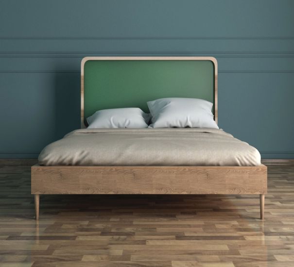 Кровать в Скандинавском стиле "Ellipse" 120*190