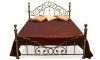 Кровать металлическая VICTORIA 180*200 см (King bed), Античная медь (Antique Brass) - 10