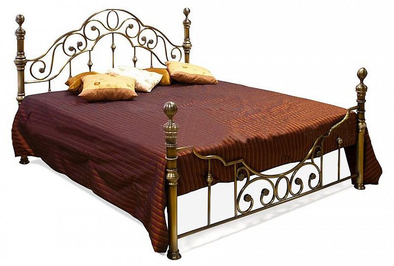 Двуспальная кровать икеа кожаная