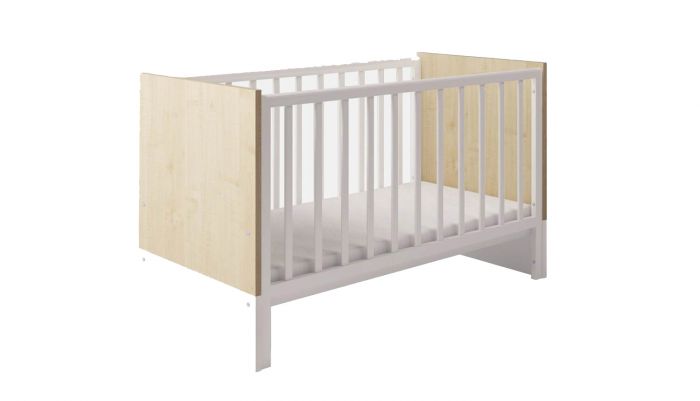 Кроватка детская Polini Classic 140х70см (белый-глянец)