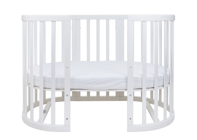 Кроватка-трансформер Ellipsebed (белый)