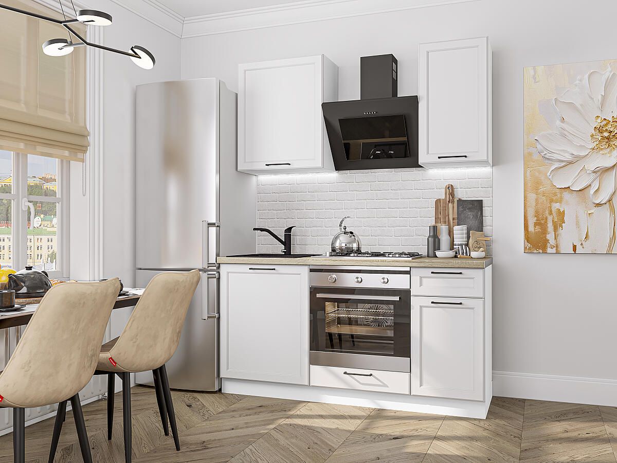 Кухня Барселона-06 Белый, Белый